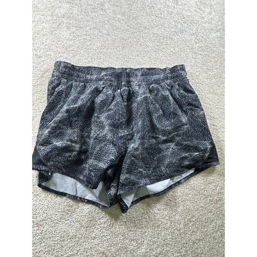All in Motion Women's L Black Gray Patterned Athletic Shorts
